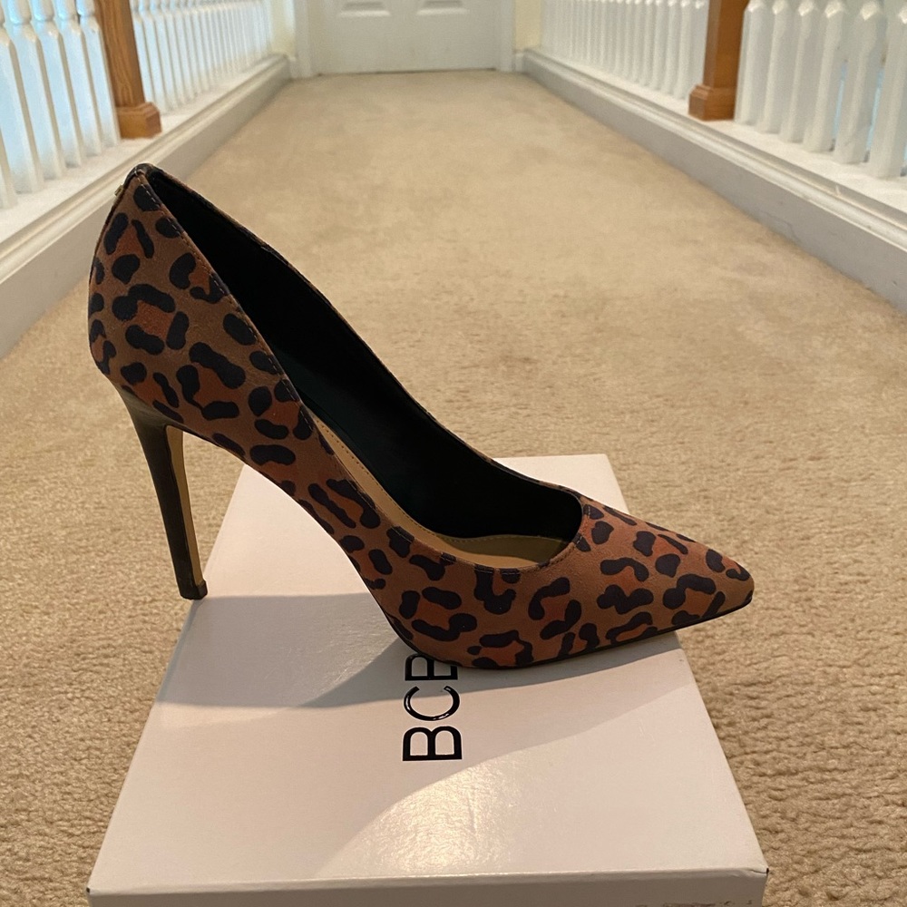 Brand New, BCBGeneration Heidi Leopard Heels